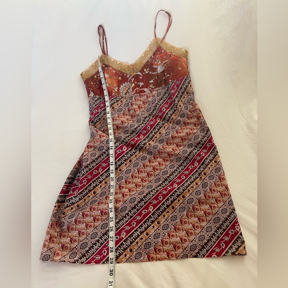 Xhileration sleeveless dress lined size medium brown/tan/rust colored